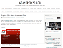Tablet Screenshot of grandprix20.com